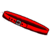 Red Leather Band (One Enchant)